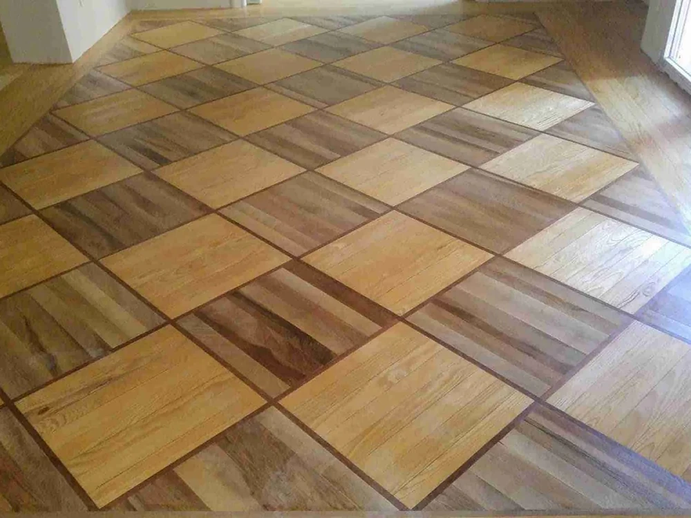 Muestra de madera de nogal negro americano (Juglans nigra).