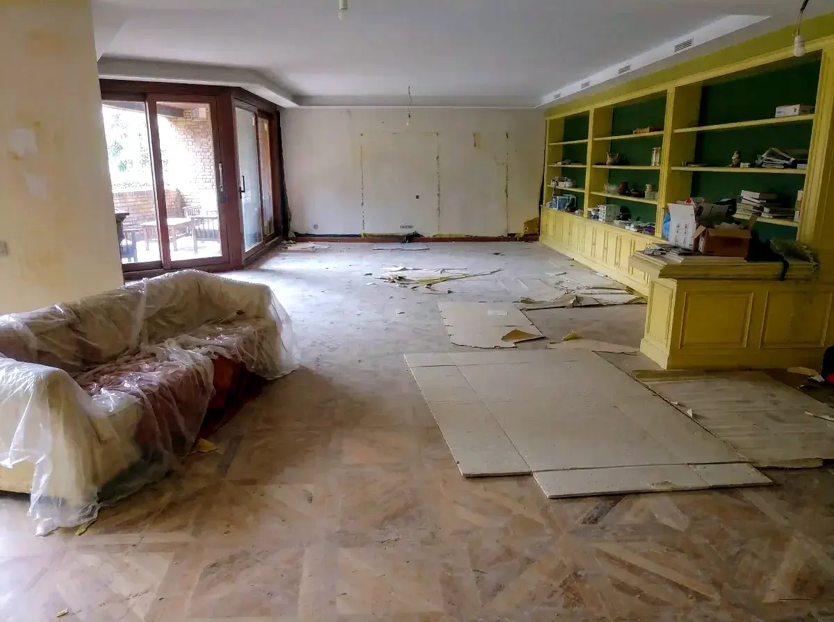 Marquetería Paseo de la Habana Antes
