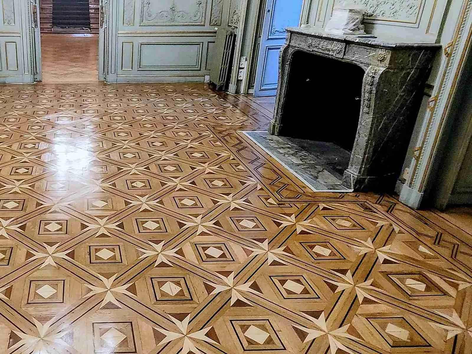 Marquetería Palacio Fernán Núñez Después Marquetería Palacio Fernán Núñez después