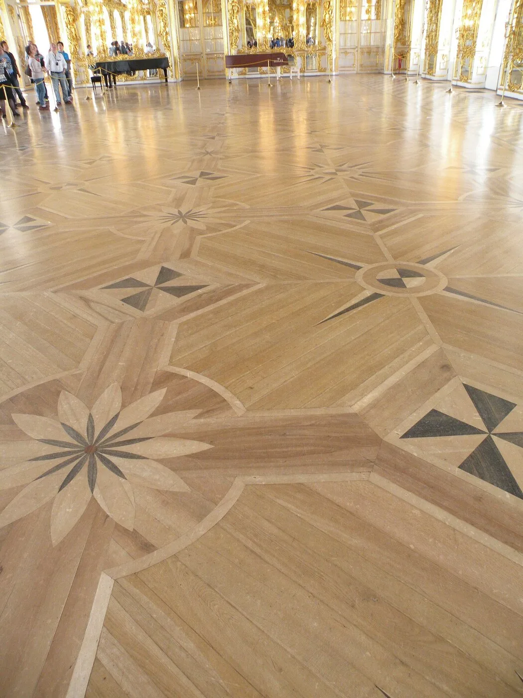 Parqué del Gran Salón del Palacio de Catalina