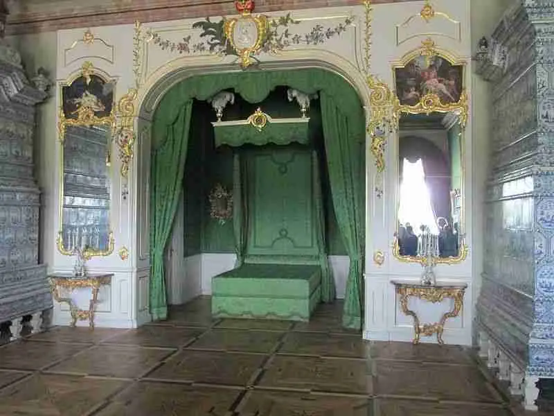 Parqué de la Habitación del Duque en el Palacio de Rundāle