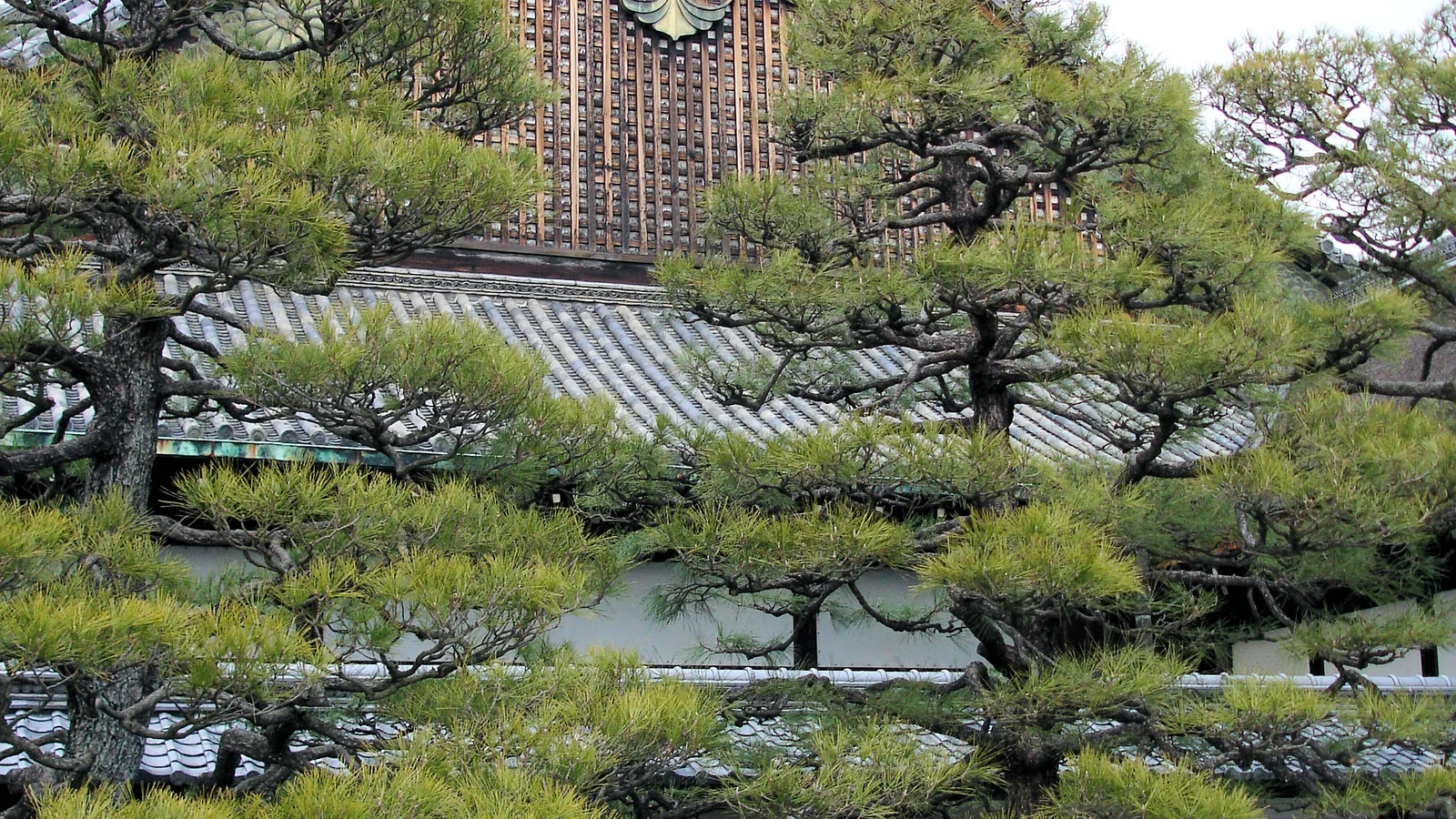 Exterior del Palacio Ninomaru en el Castillo de Nijō, Kioto