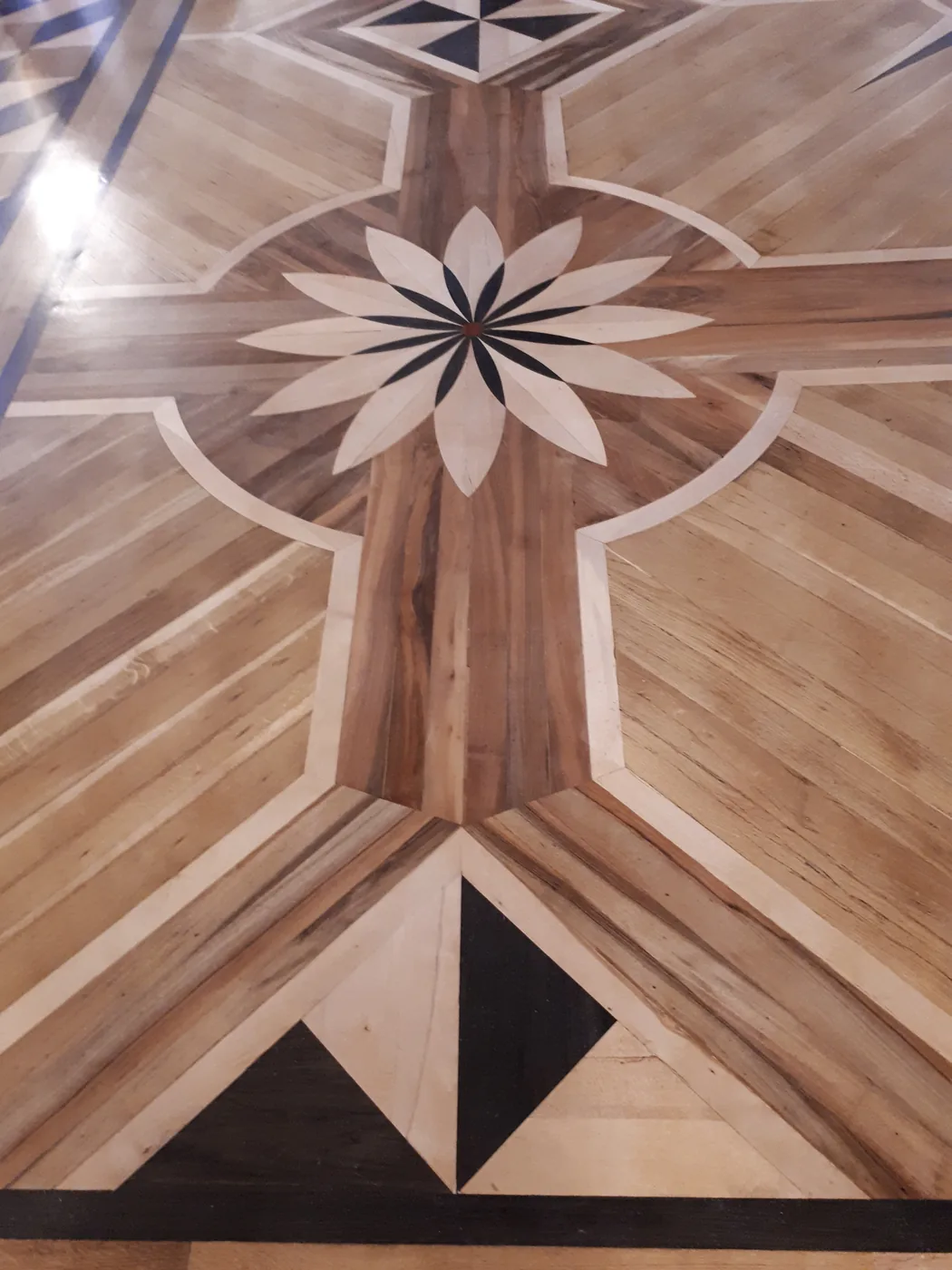 Parquet del Gran Salón del Palacio de Catalina