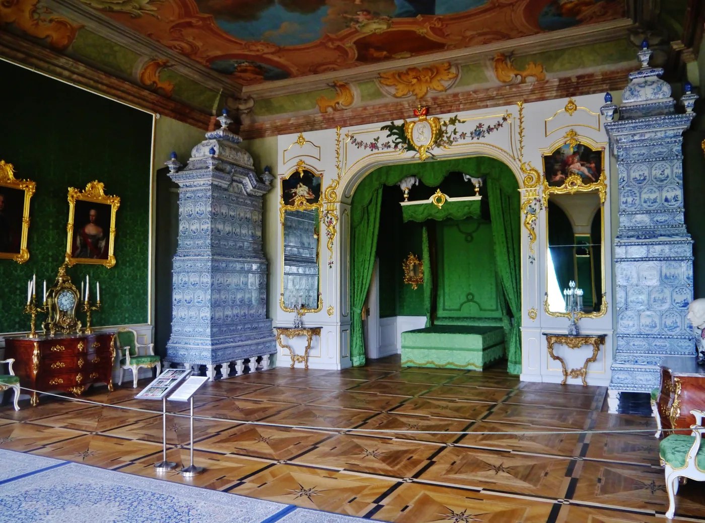 Dormitorio del Duque en el Palacio de Rundāle
