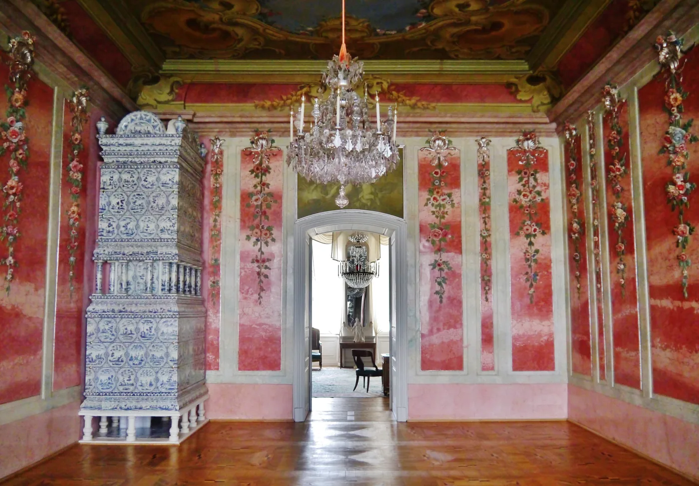 Rose Room del Palacio de Rundāle