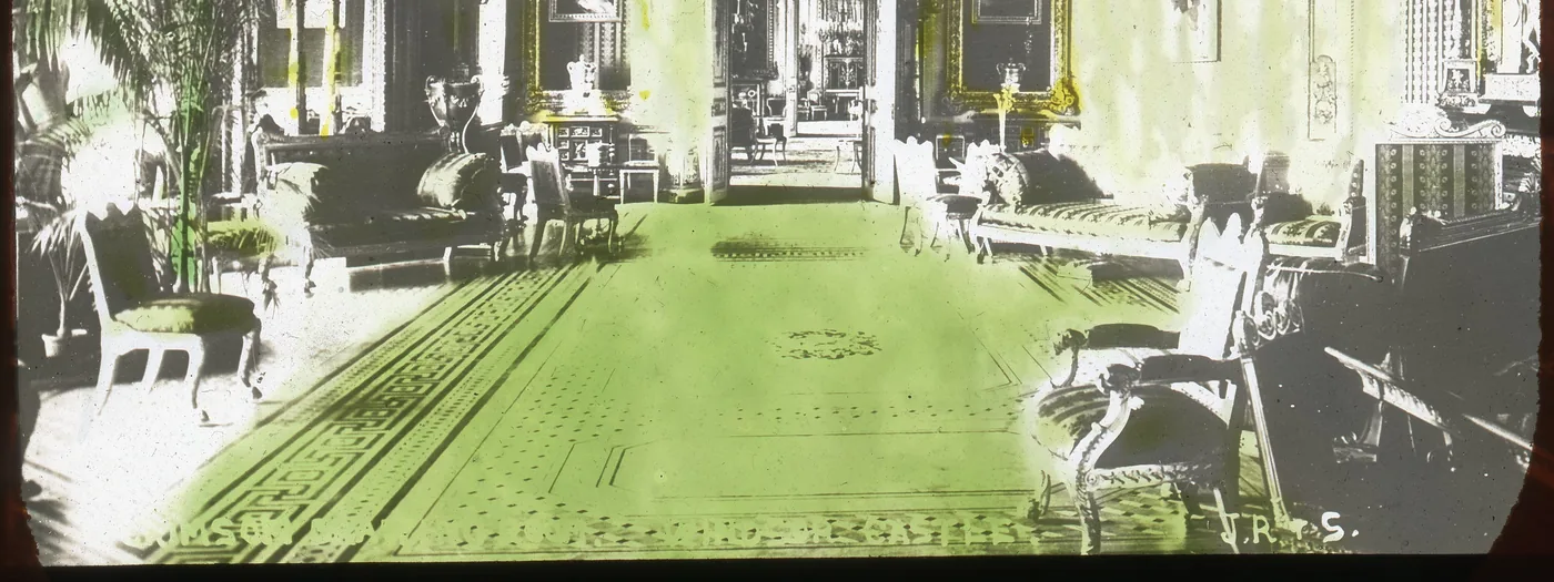 Suelo visible en el Green Drawing Room de Windsor Castle