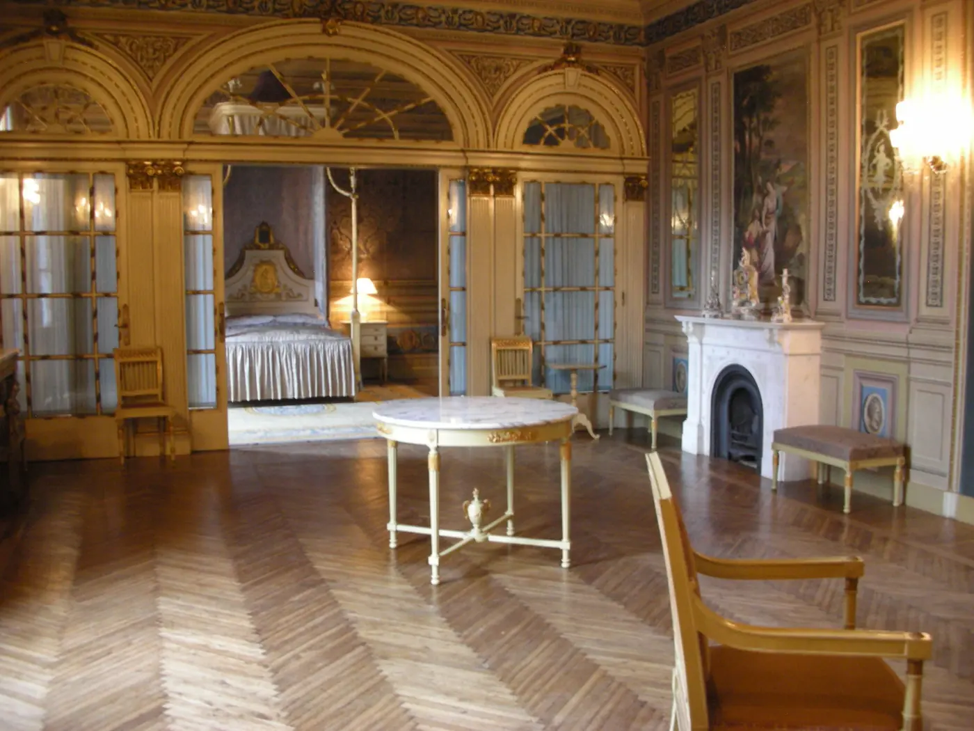 Interior de la Antecámara Real del Palacio Real de Pedralbes