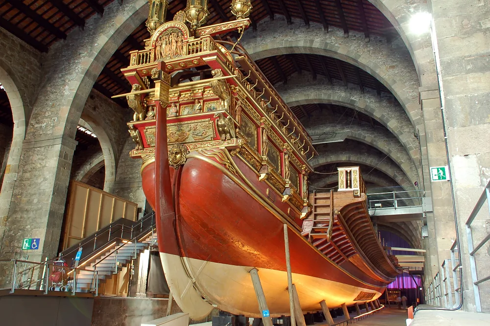 Réplica de la Galera Real de Juan de Austria en el Museu Marítim de Barcelona